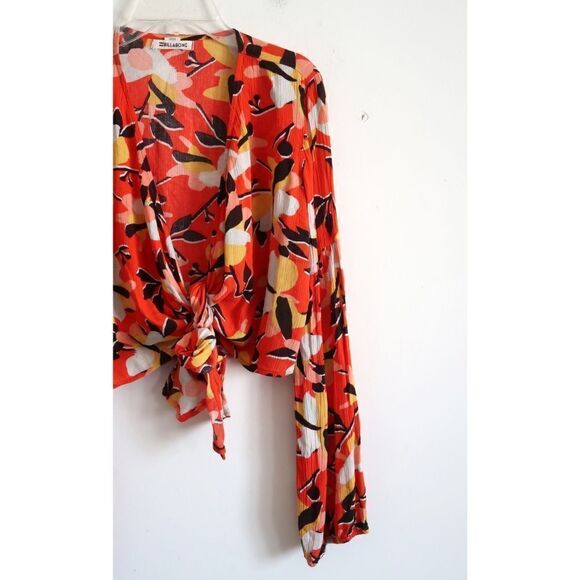 Billabong Colorful Long Sleeve Top - Size Small - Picture 2 of 8